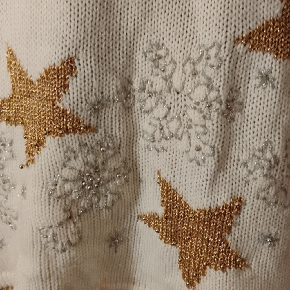 Dana Scott retro style ornament Christmas sweater. Size large. - Picture 4 of 9